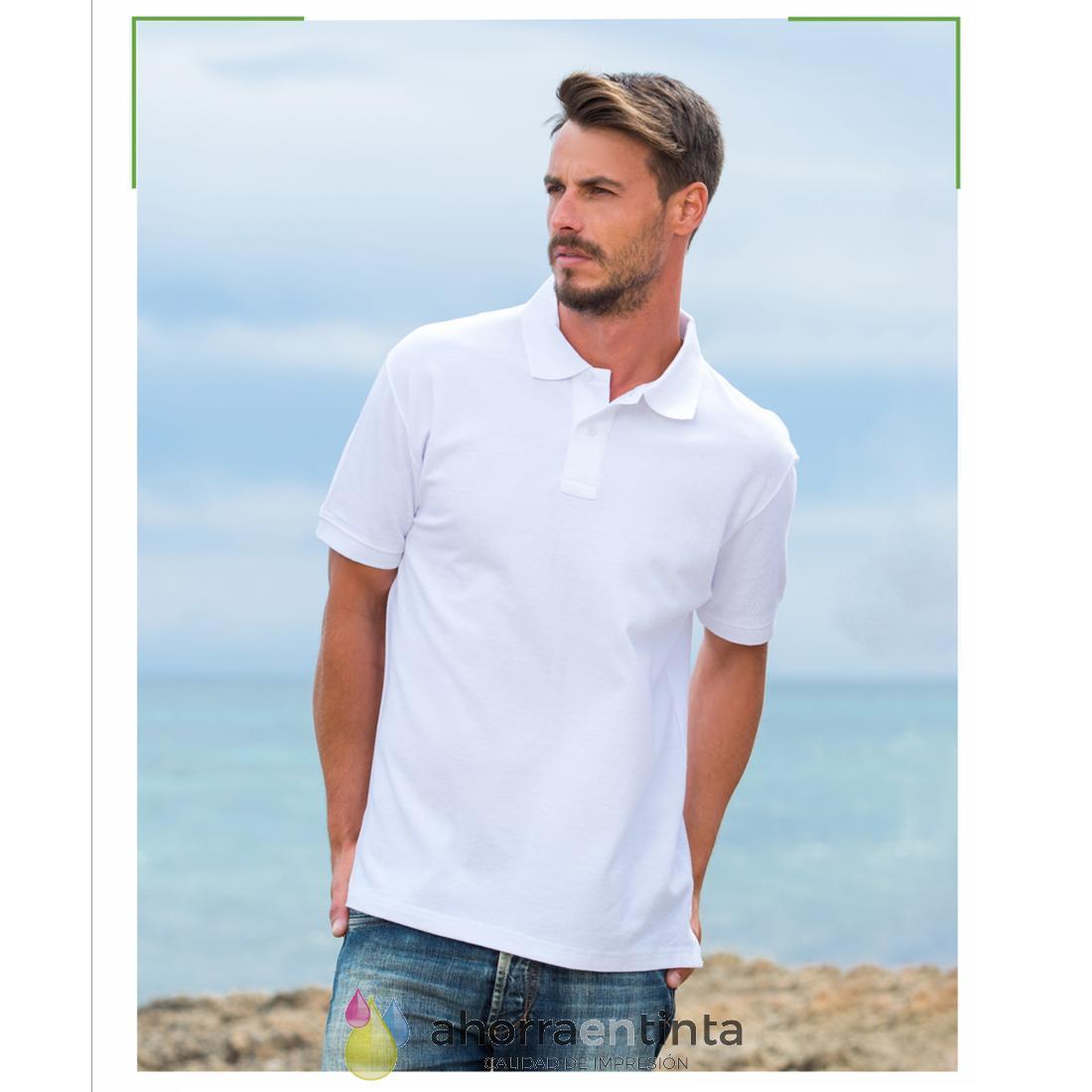 Polo Regular Man Jhk Color 210 Gr 100 Algodón Hombre Varios Colores 7855