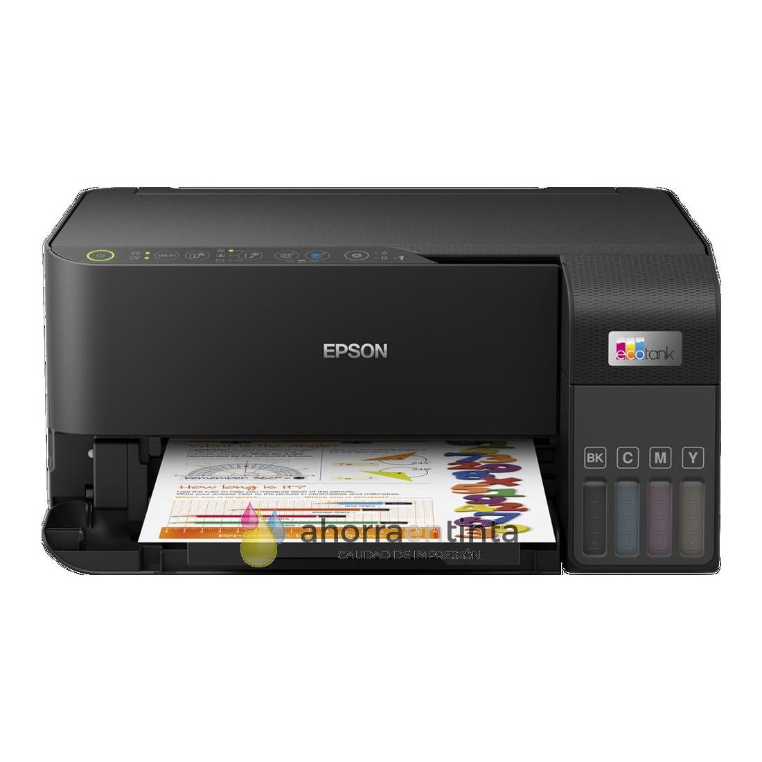 Pack Sublimación Epson WF-2820 Impresora A4 con tinta y cartuchos  recargables