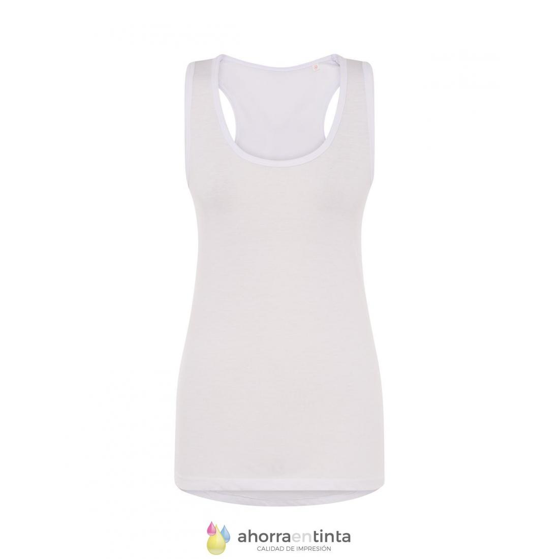 Camiseta blanca de tirantes Active Basic para mujer